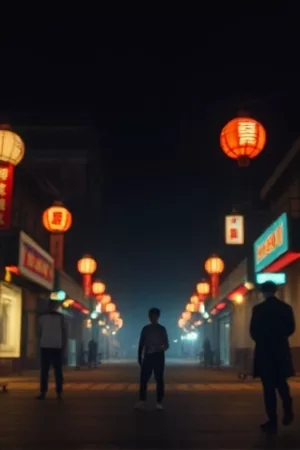 失焦的夜摄影解析海报